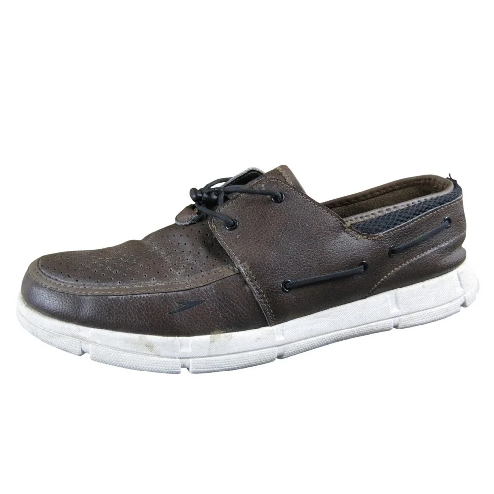 Speedo Port Men's 12 Brown Synthetic Water Shoe‎ Lightweight Breathable Casual